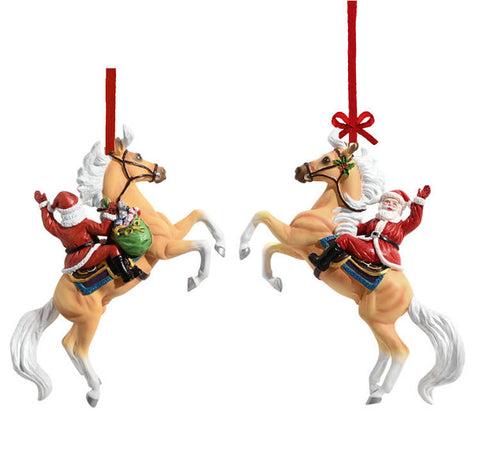 Breyer Santa Ornament - Hi Ho Santa